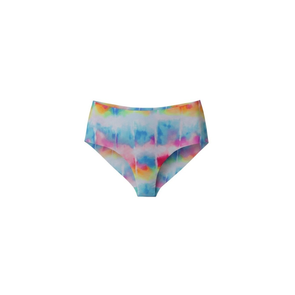 PINK Victoria's Secret Cheekster Womens L Multi Color  Tie Dye Seamless